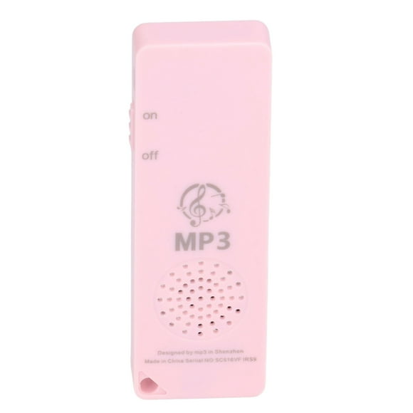 Lecteur MP3, Mini Lecteur de Musique Portable avec Qualité Sonore Sans Perte et Longue Durée de Vie de la Batterie, Supporte l'Extension de Carte Mémoire 64 Go, pour Étudiants