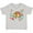 AC-Heather Grey, variant on Sloth Cute Girls Flowered Girls Toddler T-Shirt