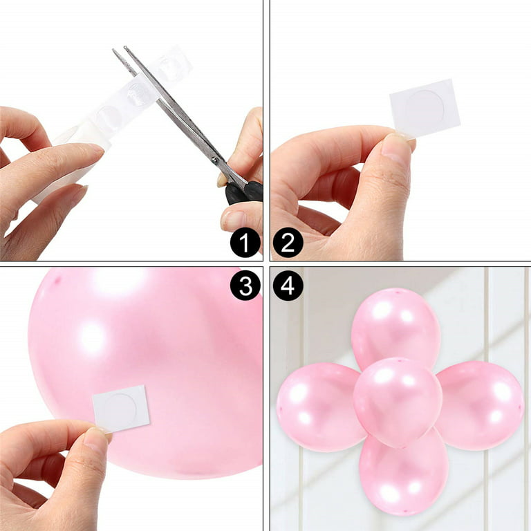 Zyozi Glue Point Clear Balloon Glue Removable Adhesive Dots Double