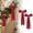 Red, variant on 2Pcs Large Velvet Christmas Bow 18" x 9" Christmas Tree Bows Wreath Bows Ornaments Xmas Tree Topper Rustic Vintage Ribbon Bows for Garland Wrapping Home Decor DIY Craft Red