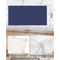 thumbnail image 5 of Fluorescent Light Covers for Ceiling Lights 2 Pack, Navy Blue Magnetic Classroom Light Covers 4x2 Feet, Modern Solid Color Blue Cosatal Fluorescent Ceiling Filters for Office Classroom, 5 of 7
