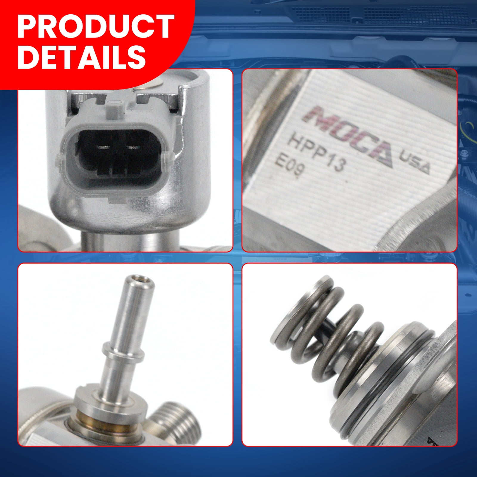 MOCA AUTOPARTS High Pressure Fuel Pump Fit for 2014-2016 Hyundai Elantra 2.0L & 2011-2013 Hyundai Sonata & 2013-2015 Hyundai Tucson 2.4L