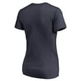 thumbnail image 3 of Women's Navy Seattle Seahawks Freehand V-Neck T-Shirt, 3 of 3