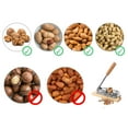 thumbnail image 2 of Base de madera de cascanueces Anwenk, resistente, para romper nueces, 2 of 7