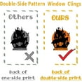 thumbnail image 2 of Halloween Party Decoration Double Sided Window Sticker (B, Style), 2 of 5