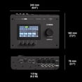 thumbnail image 3 of Interfaz de audio Yamaha URX44 de 6 entradas y 4 salidas USB-C con pantalla táctil, 3 of 7