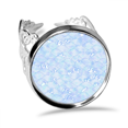 thumbnail image 1 of Anillo de Compromiso Ajustable Geometría Ondas Azules Unbranded, 1 of 3
