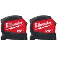 thumbnail image 2 of Milwaukee - 48-22-0425G - 25 ft. x 1.2 in. Wide Blade Tape Measure - 2 Pack, 2 of 2