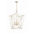 thumbnail image 4 of 4000-PMG Millennium Lighting Tracy - 4 Light Pendant-30.5 Inch Tall and 18 Inch Wide-Painted Modern Gold Finish    -Traditional Installation, 4 of 16
