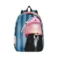 thumbnail image 2 of Sigee Dog in Hairdresser for Canvas Large Capacity Laptop Backpack for Men and Women, Travel Backpack, 2 of 8