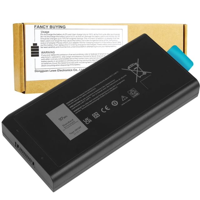 Batería para portátil Fancy Buying X8VWF 97 Wh 11,1 V para Dell