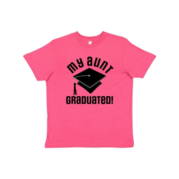 Inktastic My Aunt Graduated Niece Nephew Gift Youth T-Shirt