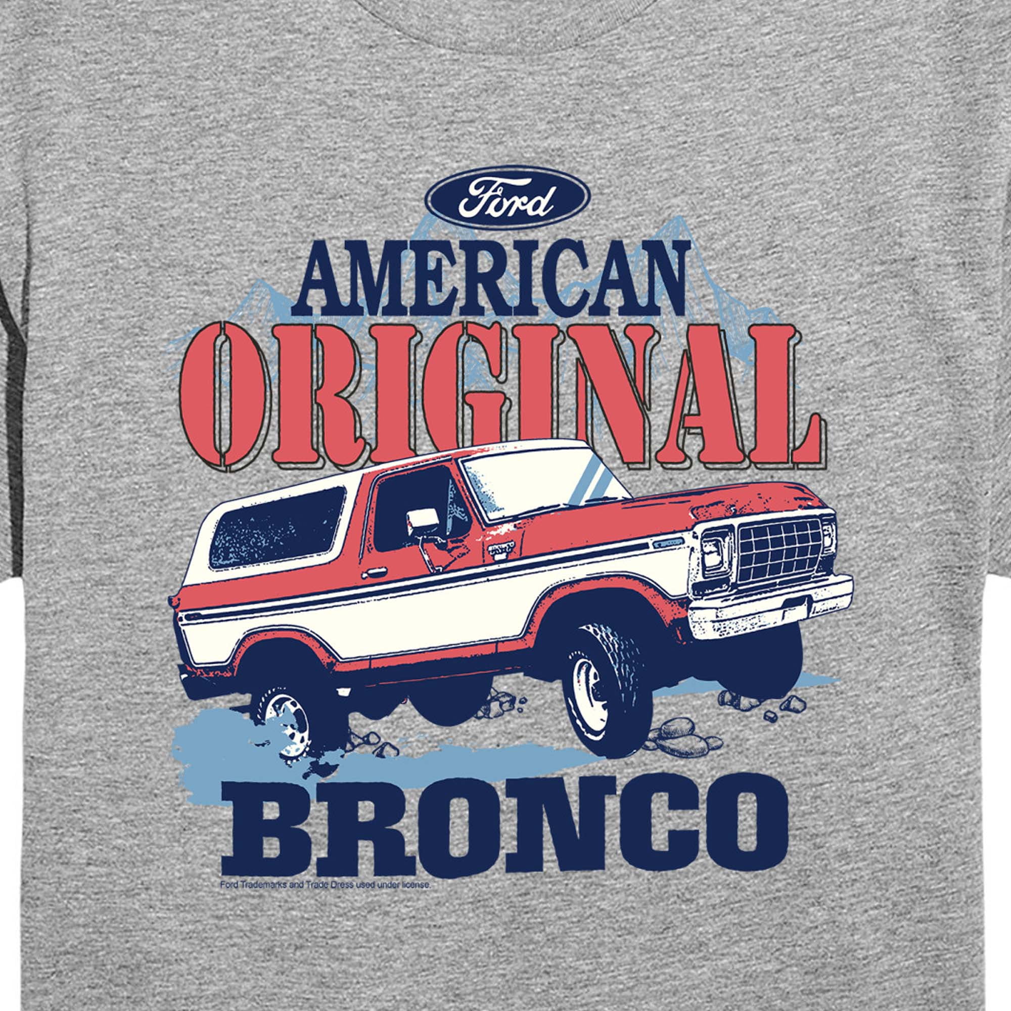 Ford - American Original Bronco - Juniors Cropped Graphic T-Shirt