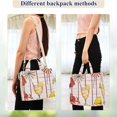 thumbnail image 4 of FORMRS Womens Corduroy Tote Bag Crossbody Shoulder Handbag with Pocket, Beach Crab, 4 of 7