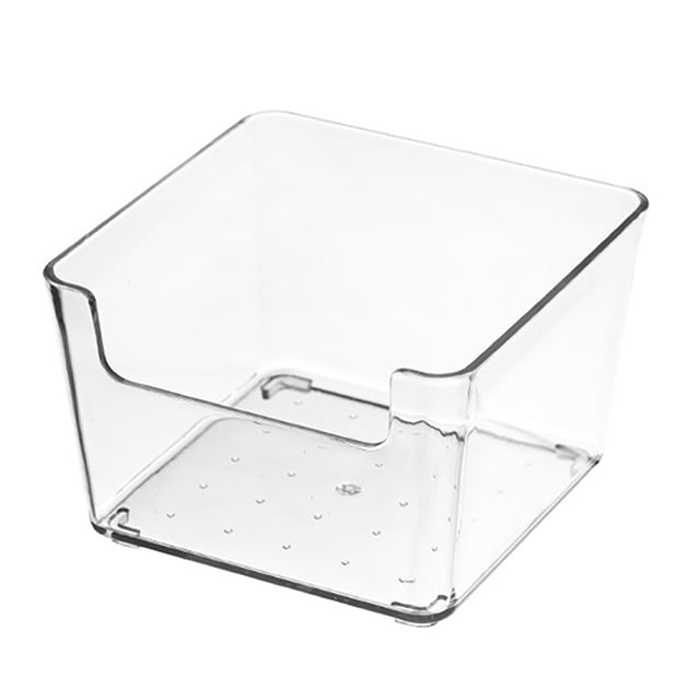 Kitchen Desk Drawer Organizer Transparent Drawer Storage Bin Vanity Drawer Tray