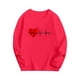 thumbnail image 4 of TaTaai Unisex Printed Round Neck Pullover, Valentine's Day Gift Spring Summer Long Sleeved Base Shirt Gift, 4 of 6