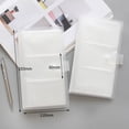 thumbnail image 2 of Transparent Business Card Holder Name Card Book Credit Card Organizer Protector Pages 120 Slots for Office Business, 2 of 7