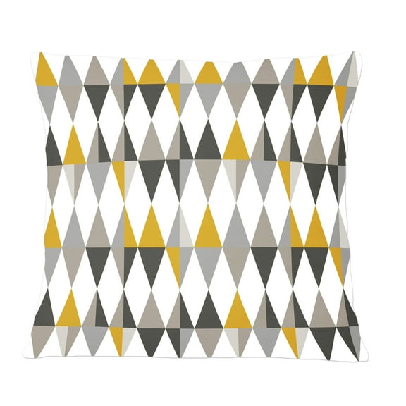 Designart Diamond Retro VIII' Mid-Century Modern Throw Pillow - 12x20