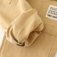 thumbnail image 5 of Wdgfv Boy's Skinny Fit Slim Jeans Pants Boys Cargo Pants Toddler Kids Lightweight Comfortable Long Pants For Outdoor Play School Summer Spring Casual Basic Solid Color Brown 18-24 Months, 5 of 7