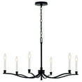 thumbnail image 6 of 52695BK Kichler Lighting Malene - 6 Light Chandelier-17.75 Inches Tall and 32 Inches Wide-Black Finish, 6 of 7