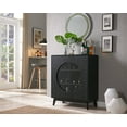 thumbnail image 1 of Gramercy Way Jill Zarin Wine Server Cabinet Solid Black, 1 of 5