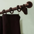 thumbnail image 2 of Wood Ball Finials in Ant Mahogany for 1-3/8" Wood Pole (2-Pack), 2 of 6
