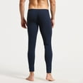 thumbnail image 6 of jsaierl Men's Solid Color Cotton Breathable Sports Comfy Leggings Slim Fit Pants Warm Skinny Stretch Long Johns Trousers, 6 of 7