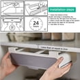 thumbnail image 5 of SHAR No Drilling Kitchen Spice Rack Kitchen Spice Rack Kitchen Spice Storage Multipurpose Spice Rack Under Shelf Spice Rack with 6 Spice Jars for Cabinets, Refrigerators, 5 of 5