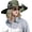 Green, variant on 2-in-1 Hands-Free Hat Fan with Detachable  Fan, UPF 50+ Sun Hat, 3-Speed Adjustable, 2600mAh Rechargeable,for Outdoor