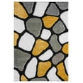 thumbnail image 3 of Modern 5D Shaggy Abstract Geometric Rug Indoor for Living Room Bedroom Design 6416 (8x10 (7'8"x10'8"),Yellow), 3 of 7