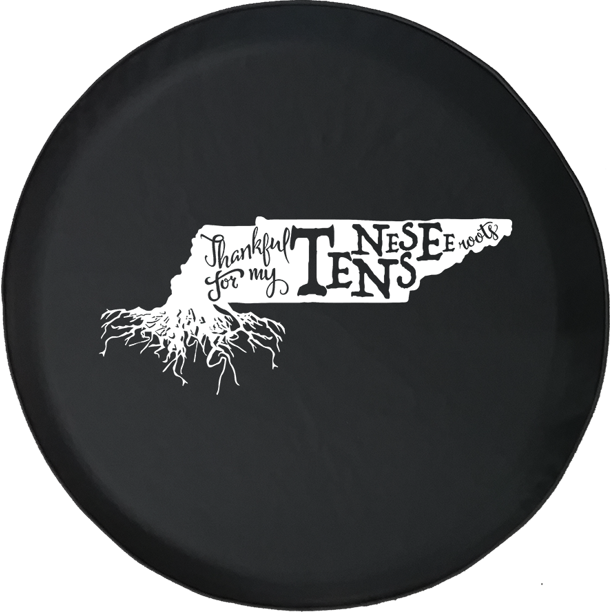 Thankful Tennessee State Roots Home State Pride Green Blue Orange