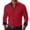 Red, variant on Iaqnaocc Dress Shirts for Men Long Sleeve Button Down Casual Formal Wrinkle-Resistant Stretch Slim Fit Shirts for Men Blue L