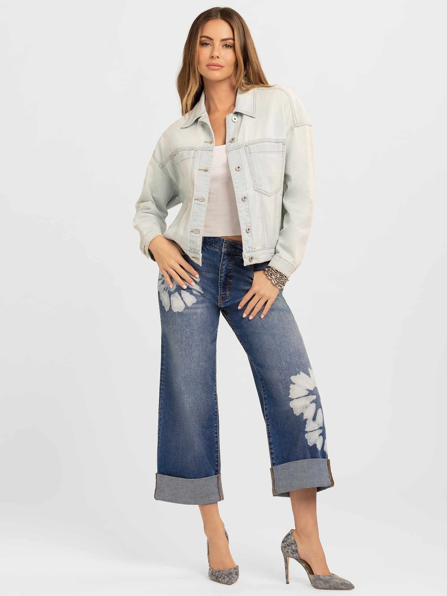 Jessica Simpson Women's and Women's Plus Zinnia Boyfriend Jeans