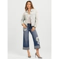 thumbnail image 4 of Jessica Simpson Women's and Women's Plus Zinnia Boyfriend Jeans, 25" Inseam, Sizes 2-24, 4 of 6