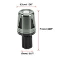 thumbnail image 3 of Unique Bargains Pair Universal 17mm Aluminum Alloy Hand Grips Handlebar End Caps Plug Bar End Replacement for Motorcycle, 3 of 7