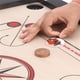 thumbnail image 5 of Mesa de Carrom TBKOMH de Madera de Lujo Tamaño completo incluye Palos de billar, 5 of 7