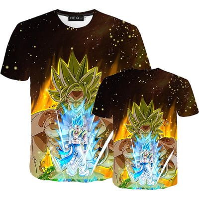 Dragon Ball Z Super Saiyan Vertical du texte KID/'S T-Shirt