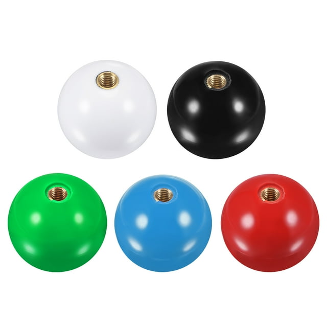 Unique Bargains Tête de Joystick Rouge/vert/blanc/noir/bleu Boule à Bascule Poignée de Remplacement pour Jeu d'Arcade
