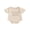 Beige, variant on aturustex Infant Girl Boy Casual T-shirt Romper 0 3M 6M Newborn Baby Short Sleeve Shirt Bodysuit Letter Embroidery Tee Jumpsuits Crew Neck Rompers Tode Summer Daily Clothes for Holiday Party