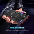 thumbnail image 5 of for Samsung Galaxy S20 FE 5G Case Magnetic with Stand Hidden Black Fits Wireless Charger, Samsung S20 FE Phone Case with Camera Lens Protector Cover Shockproof Anti-Slip (Red Black), 5 of 16