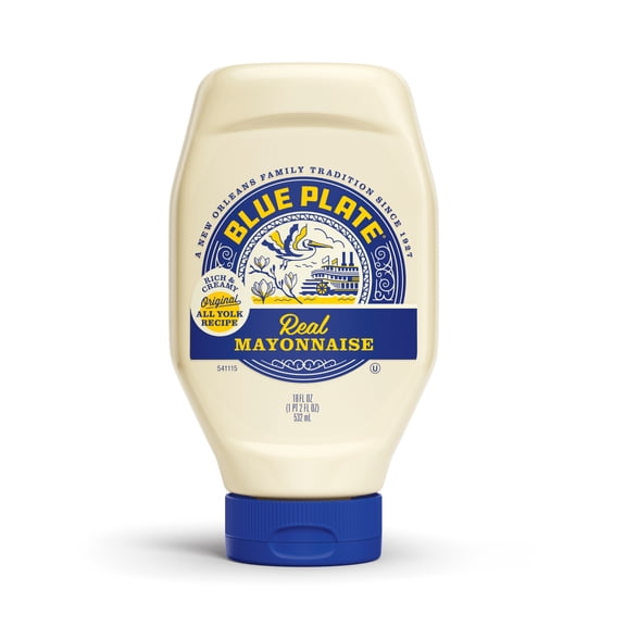 Blue Plate Real Mayonnaise, 18 fl oz Squeeze Bottle
