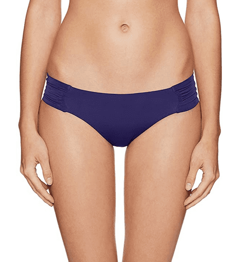 Trina Turk Womens Shirred Side Hipster Pant Bikini Swimsuit Bottom 