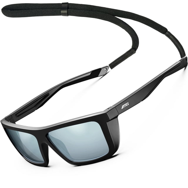 Gafas de sol deportivas polarizadas ATTCL con montura cuadrada TR90 1124
