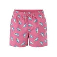 thumbnail image 4 of No Boundaries Men's & Big Men's Elastic Waist Swim Trunks, 6" Inseam, Size S-5XL, 4 of 5