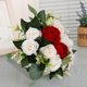 thumbnail image 2 of Ramo de novia, ramo de rosas artificiales, ramo de dama de honor de boda de estilo occidental, 2 of 5