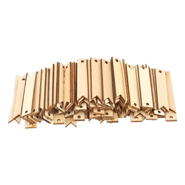 Etiquetas de Madera Natural Sailing 100 para Manualidades Bodas Fiestas Decoración