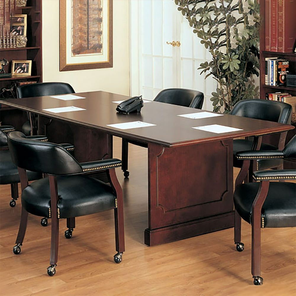 6ft 12ft Traditional Conference Table, 8ft Lawyer's Conference Table