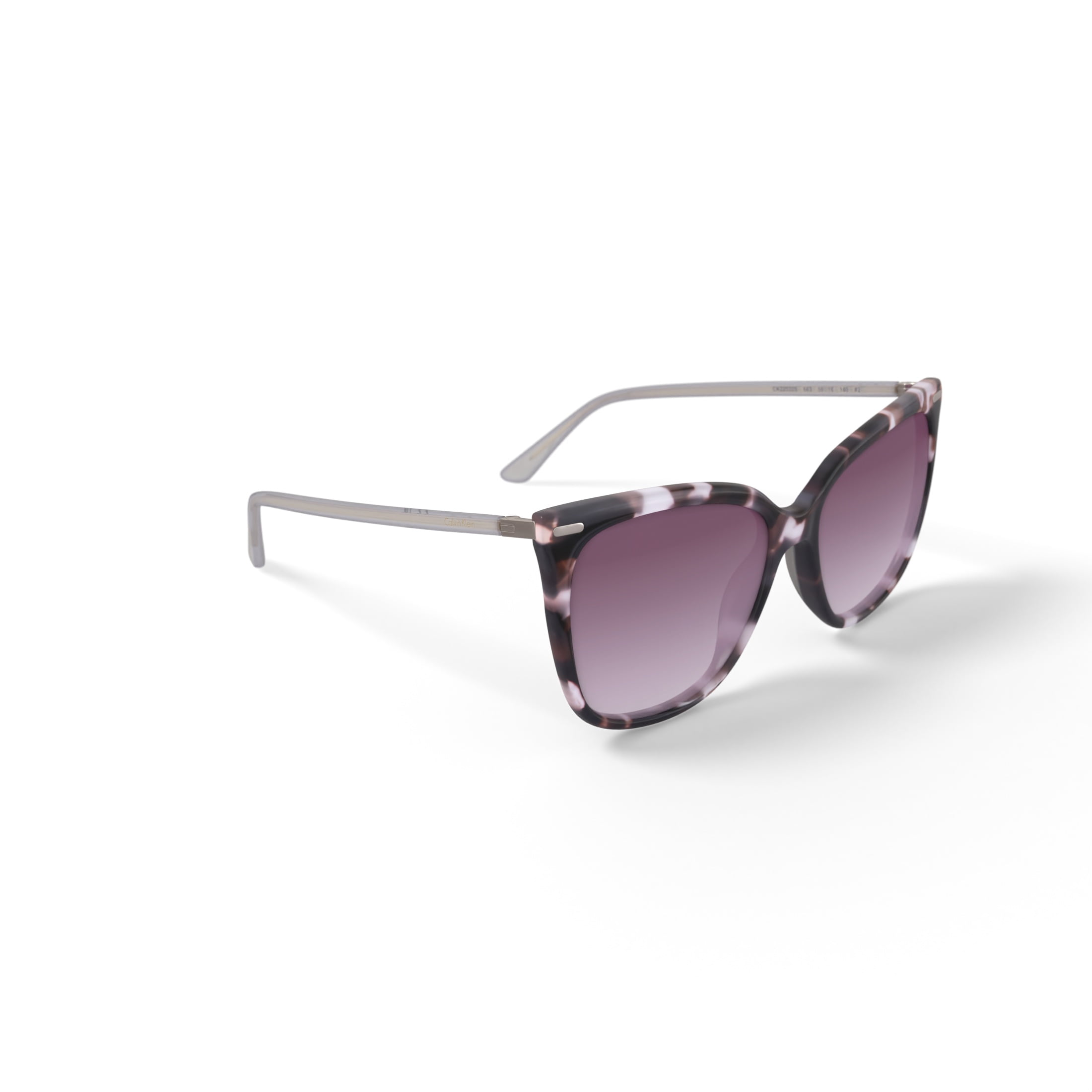 Calvin Klein Ladies Rx'able Sunglass, CK22532S, Rose Tort, 56-16-140, with Case