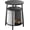 BLACK, variant on Joxxoaa 2-in-1 Cat House End Table, Weatherproof Resin Pet Bed Nightstand for Small Spaces, Easy Assembly, Black/Gray，Father's Day Gift