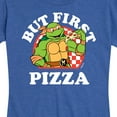 thumbnail image 3 of Teenage Mutant Ninja Turtles - But First Pizza - Women's Short Sleeve Graphic T-Shirt, 3 of 5